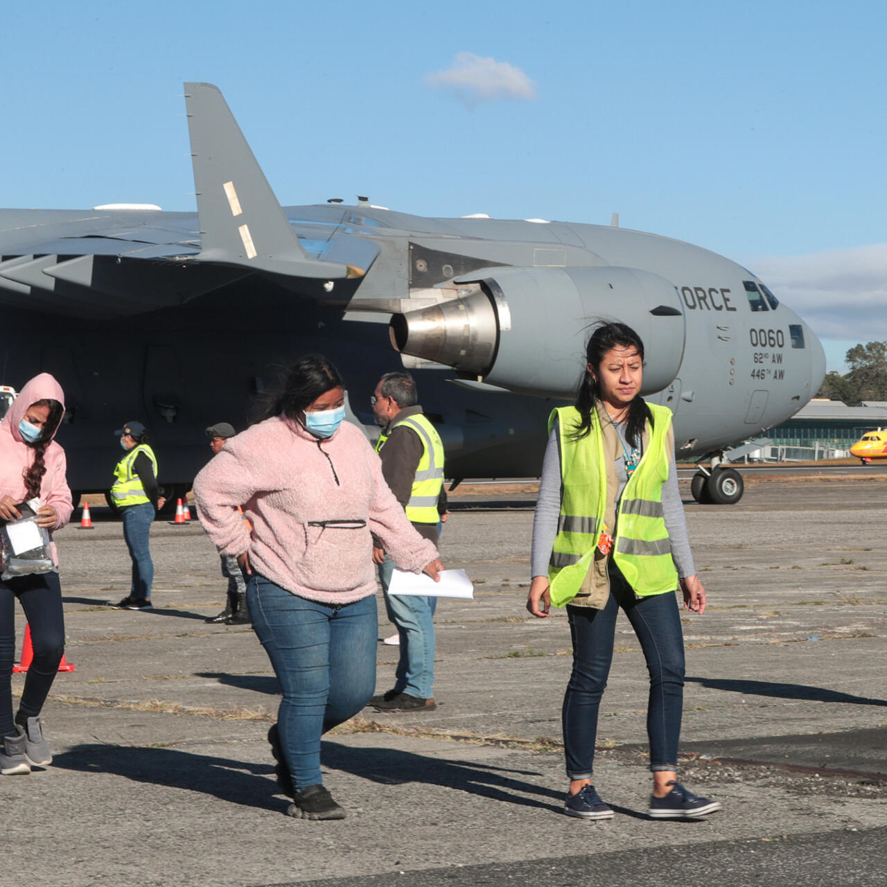 guatemala airport crew image