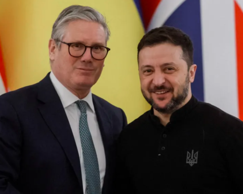 Keith Starmer and zelenskyy meeting