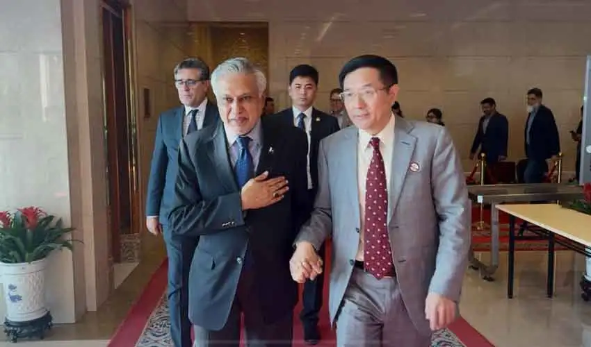 Dar begins 3-day China visit to discuss regional developments