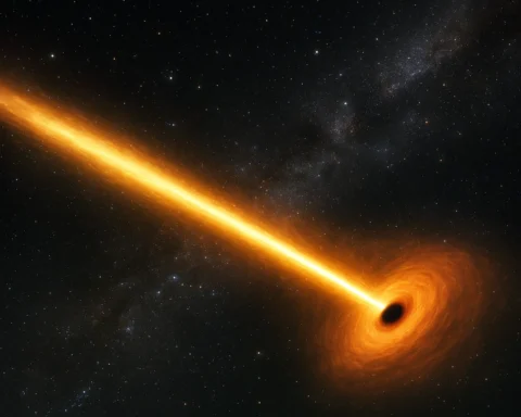 Astronomers discover ultrapowerful black hole jet