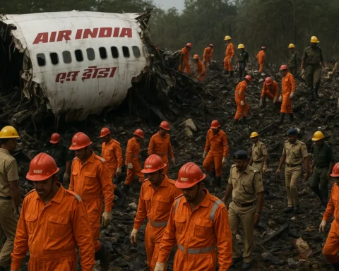 Rescue teams comb site of Air India crash that killed at least 265