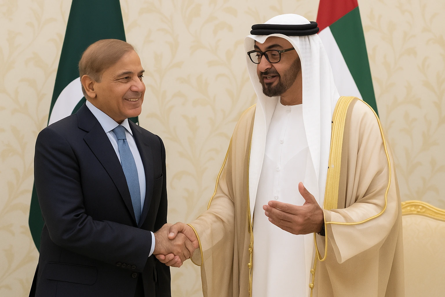 Shehbaz and UAE president collaboration