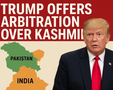 Trump offers arbitration over Kashmir