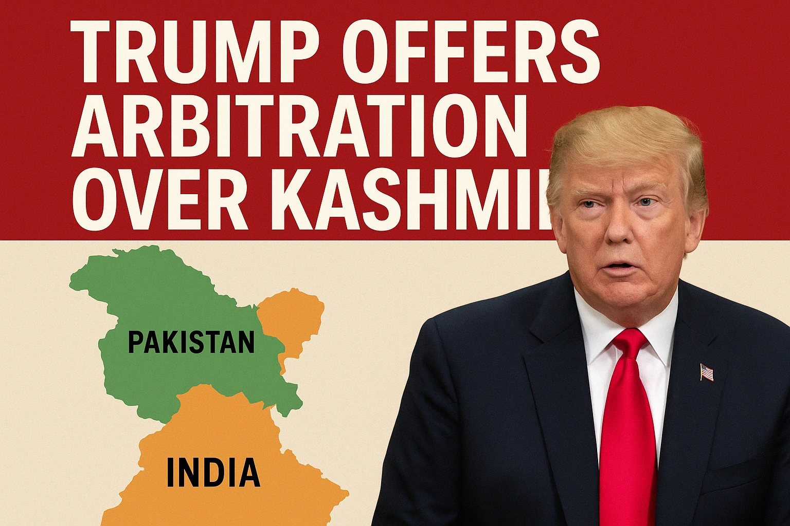 Trump offers arbitration over Kashmir