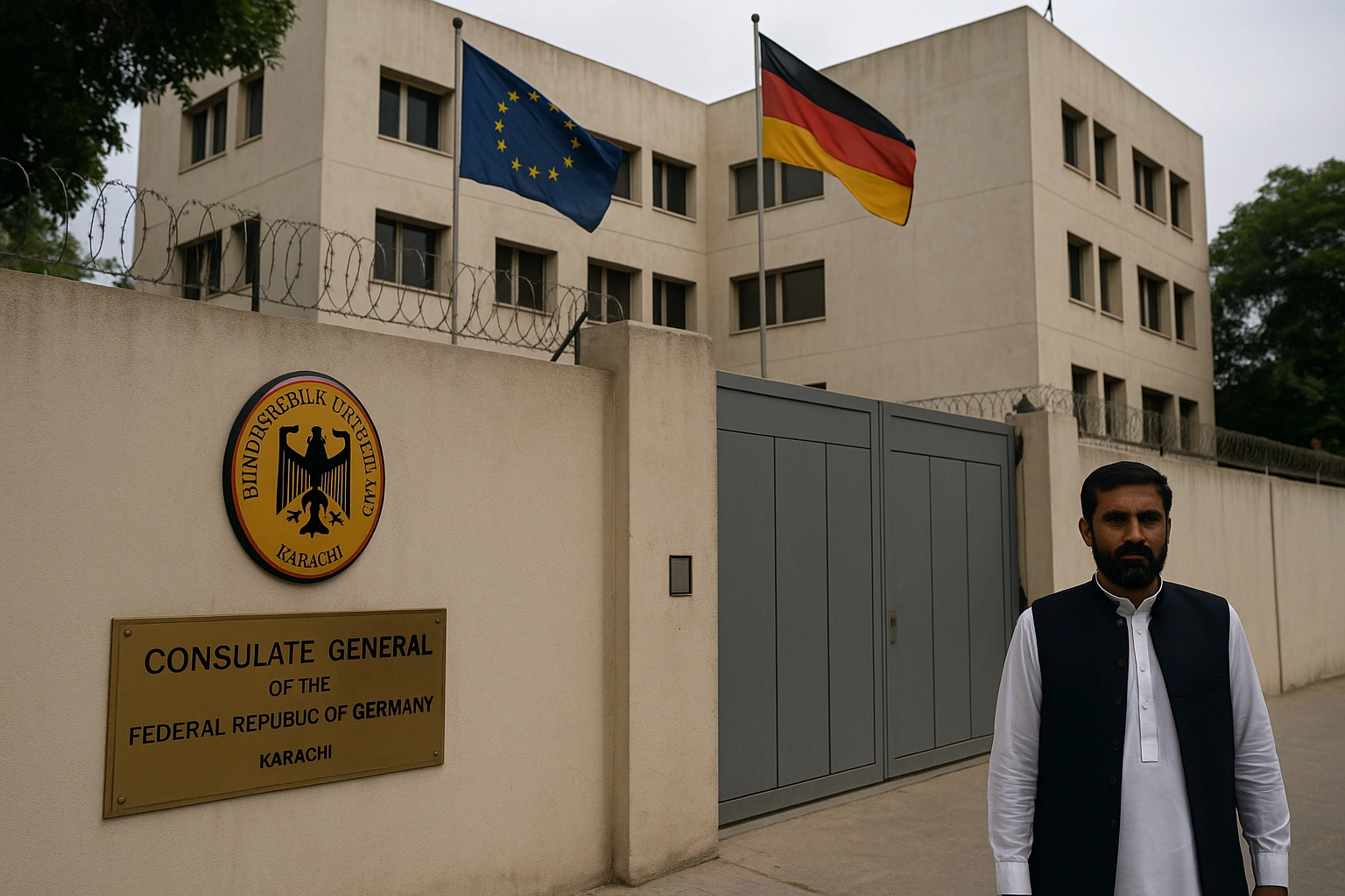 German Consulate in Karachi Discontinuing