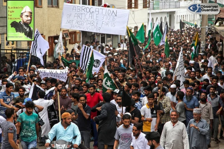 observer guardian Kashmir