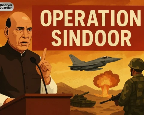 Observer Guardian Rajnath’s Bragging to Appease the Indian Public on Operation Sindoor