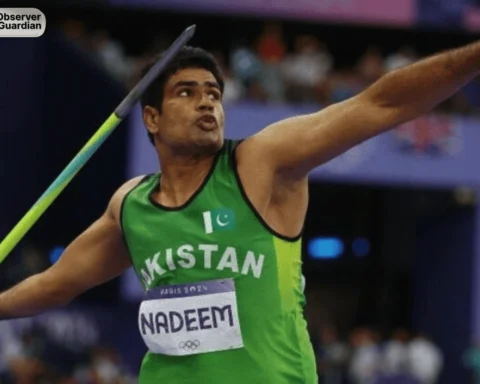 Observer Guardian arshad nadeem spell