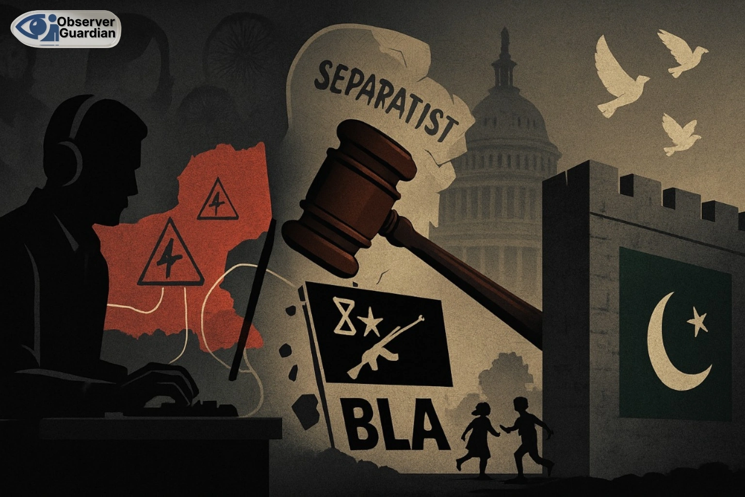 observer guardian BLA Pakistan