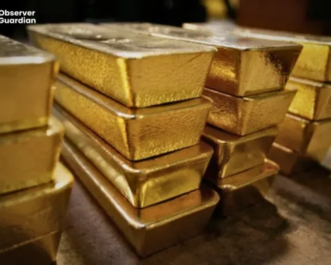 Gold Prices Continue to Drop, Rs7,538 Decline per Tola Recorded