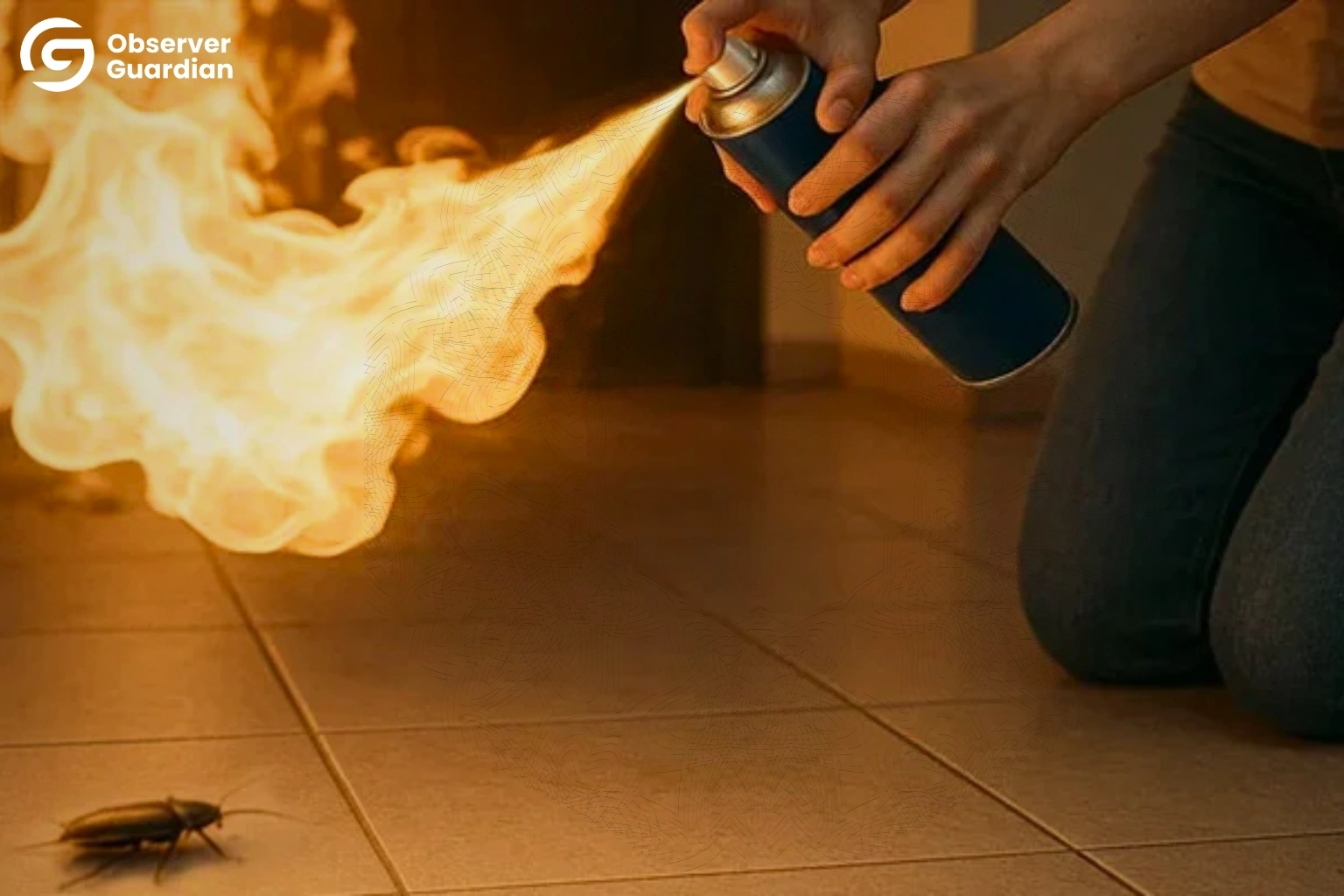 South Korea Woman Sets Apartment Building on Fire While Trying to Kill a Cockroach