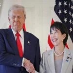 Why Trump mentioned Shinzo Abe when greeting Japan's new prime minister