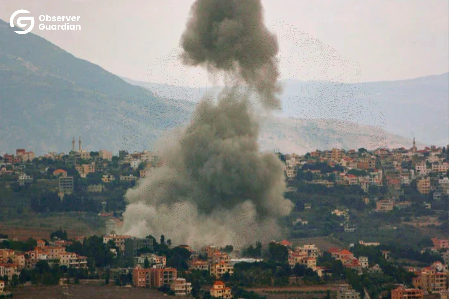 Observer Guardian Title Israel Strikes Southern Lebanon Killing One Injuring Eight