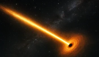 Astronomers discover ultrapowerful black hole jet