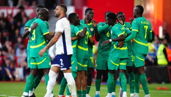 England suffer first loss to Senegal in 22 games