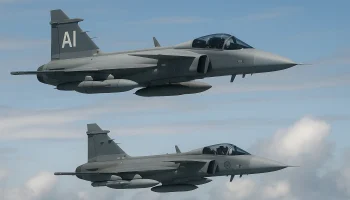 Saab and Helsing pit AI-piloted warplane against real fighter pilot